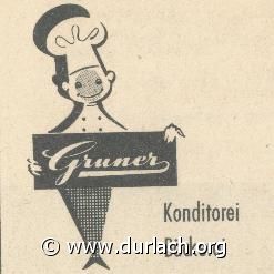 Bckerei Gruner 1960