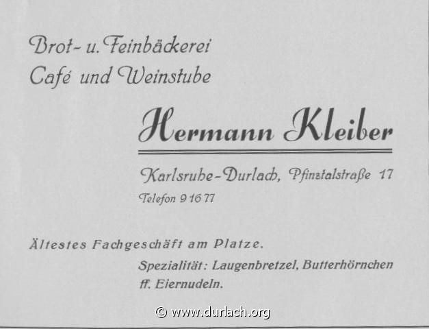 Bckerei Hermann Kleiber