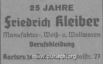 Bekleidungsgeschft Kleiber
