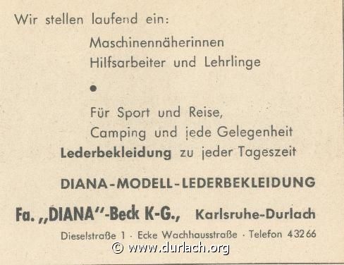 Diana-Lederbekleidung 1960