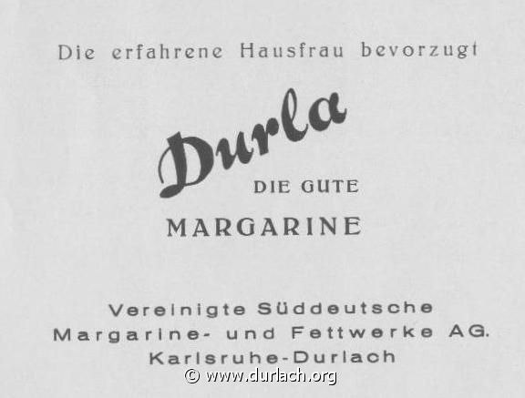 Vereinigte Sddeutsche Margarine- und Fettwerke AG 1951