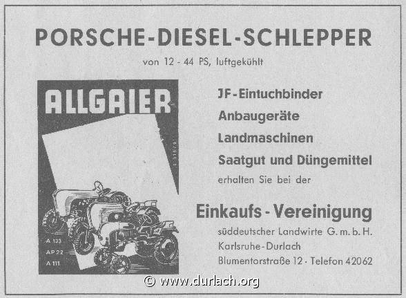 Einkaufs-Vereinigung sddeutscher Landwirte GmbH 1956