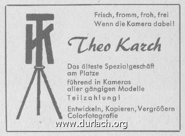 Foto Theo Karch 1956