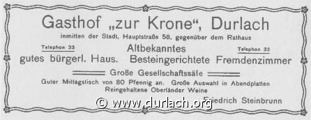 Gasthof zur Krone 1913