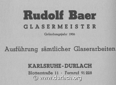 Glaser Rudolf Baer 1951