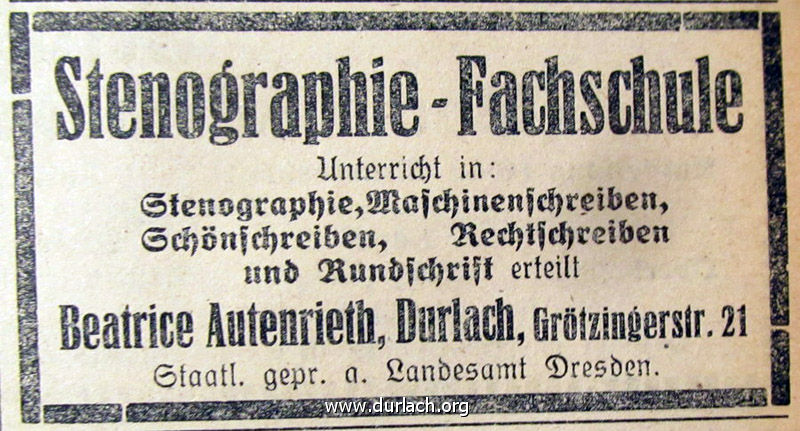 Stenographen Fachschule