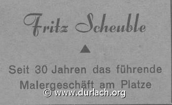 Maler Fritz Scheuble