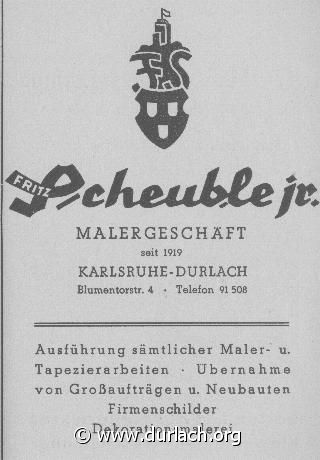 Maler Fritz Scheuble jr. 1951