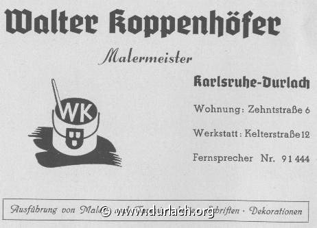 Maler Walter Koppenhfer