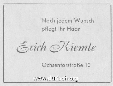 Salon Erich Kiemle 1956