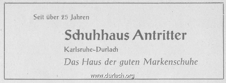 Schuhhaus Antritter 1956