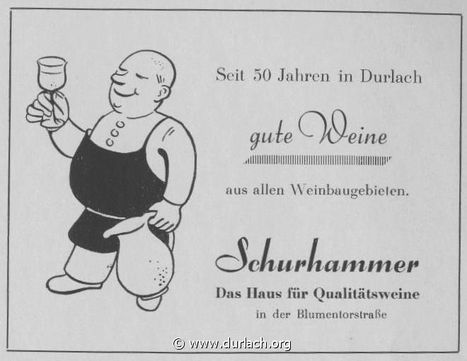 Weinhaus Schurhammer 1931