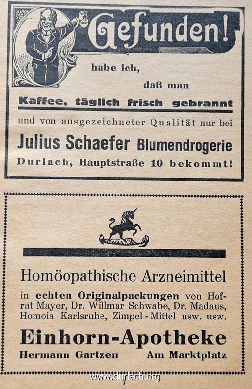 Anzeigen Evan. Kirchenkalender 1930