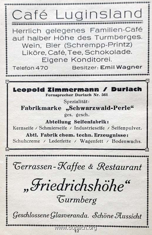 Anzeigen Evan. Kirchenkalender 1930