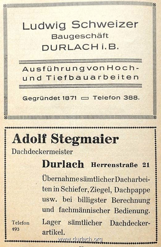 Anzeigen Evan. Kirchenkalender 1930