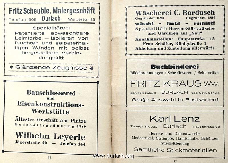 Anzeigen Evan. Kirchenkalender 1930