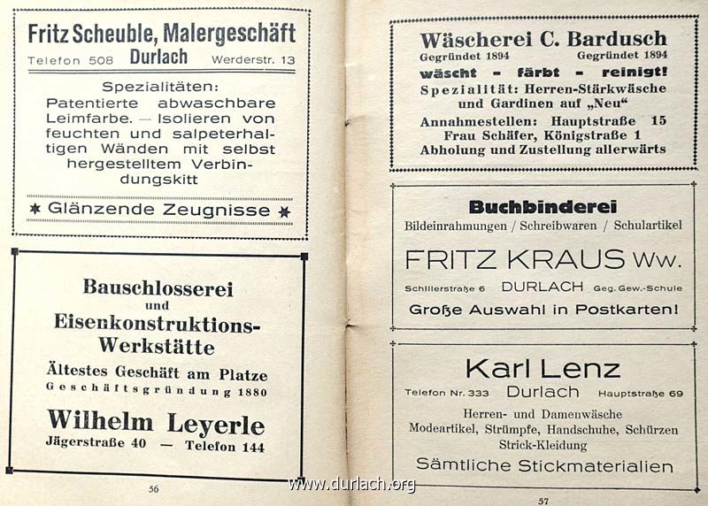 Anzeigen Evan. Kirchenkalender 1930