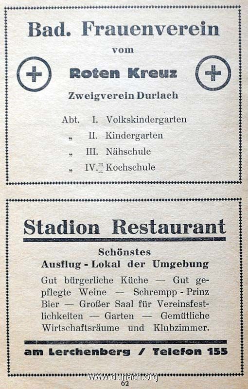 Anzeigen Evan. Kirchenkalender 1930