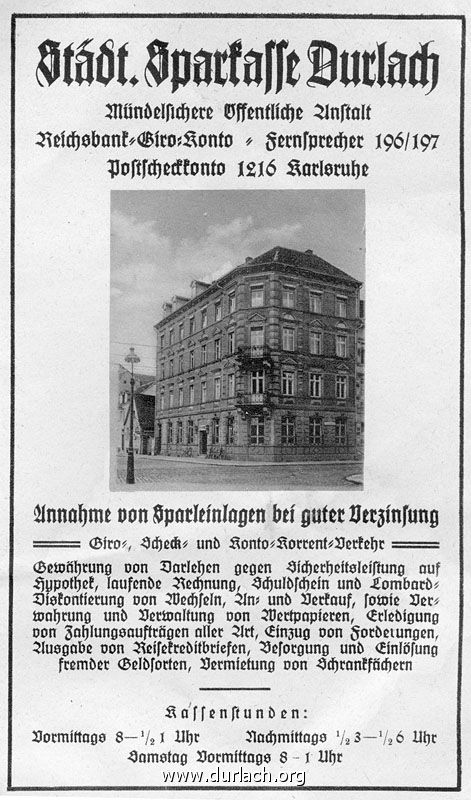 Sparkasse 1928