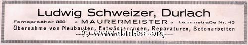 Maurer Ludwig Schweizer 1926