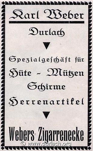 Hte Mtzen Karl Weber 1929