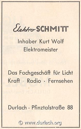 Elektro Schmitt 1962