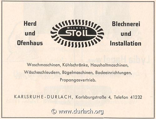 Sanitr Wilhelm Stoll 1962