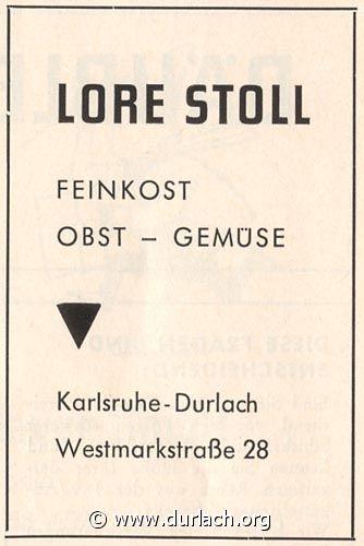 Obst Lore Stoll 1962