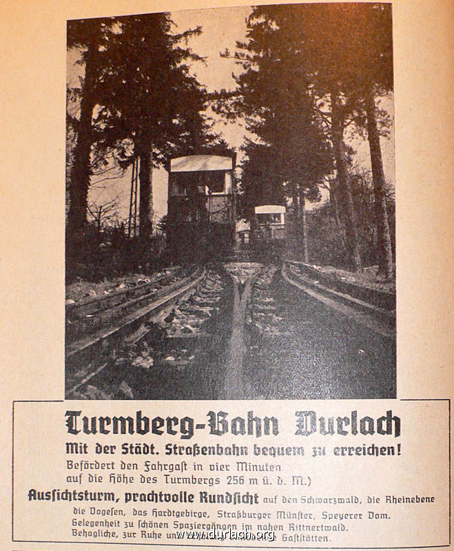 Turmbergbahn 1953