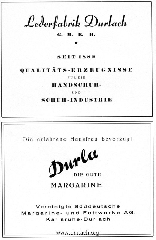 Durla Lederfabrik 1952