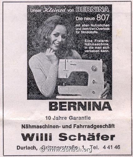 Fahrradgeschft Willi Schfer 1976