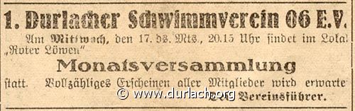 Schwimmverein 1939