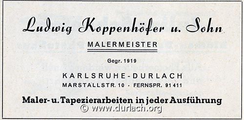 Maler Ludwig Koppenhfer 1951