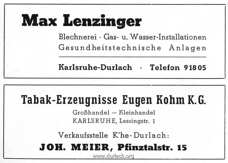 Werbung 1952