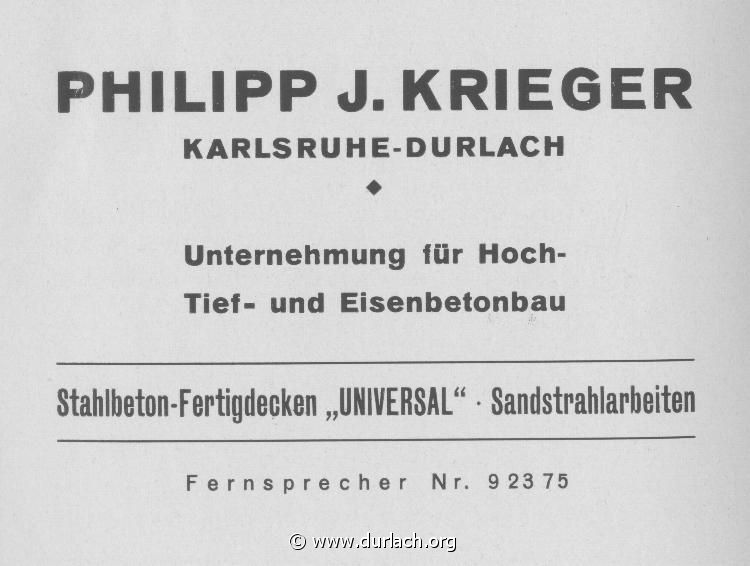 Bauunternehmen Philipp J. Krieger