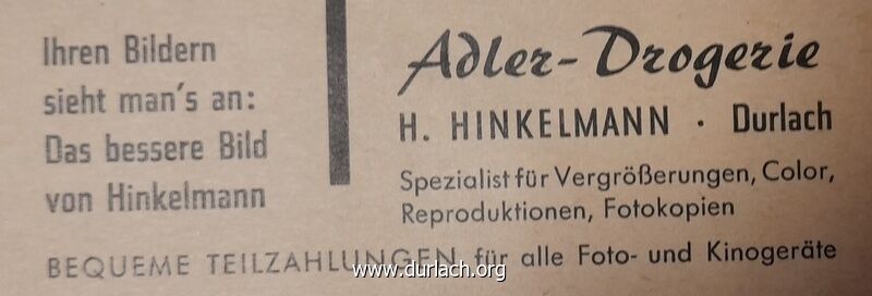Adler Drogerie Hinkelmann1963
