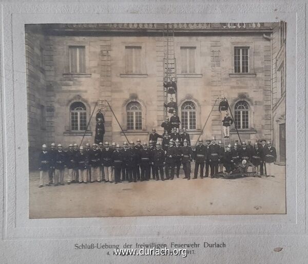 Feuerwehr Durlach 1917