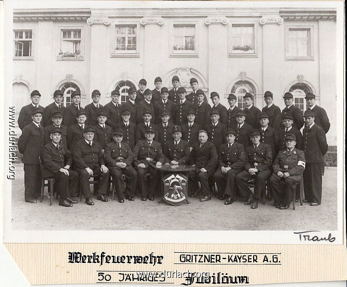 Werksfeuerwehr Gritzner-Kaiser anl. 50 Jub.