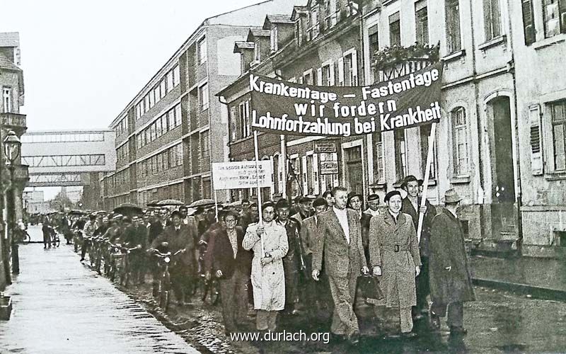 Gritzner Streik ca 1950