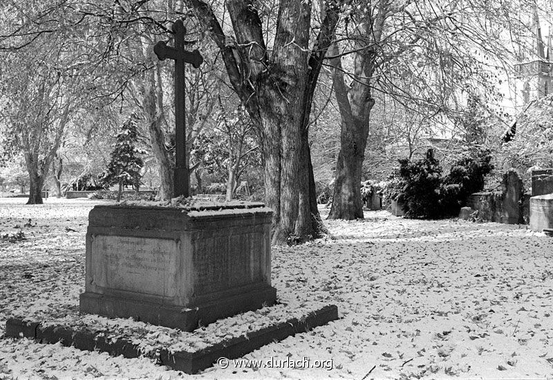 1988 - Alter Friedhof im Winter