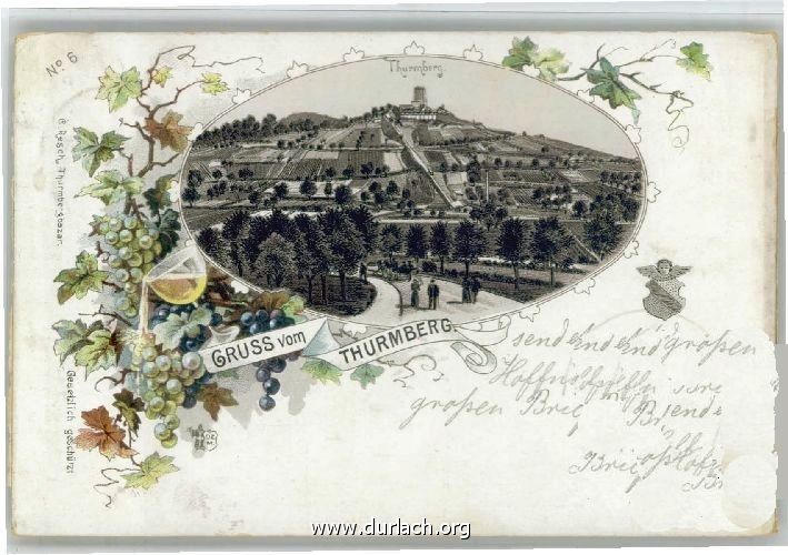 1890 - Gruss vom Thurmberg