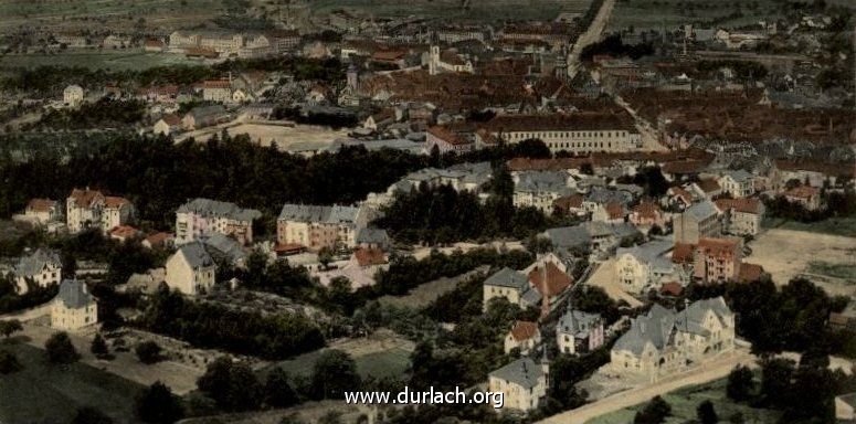 1909 - Blick vom Turmberg