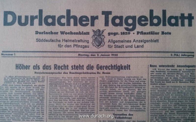 Durlach - Durlacher Tageblatt