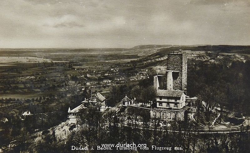 Luftbild Burghof und Friedrichshhe ca 1933