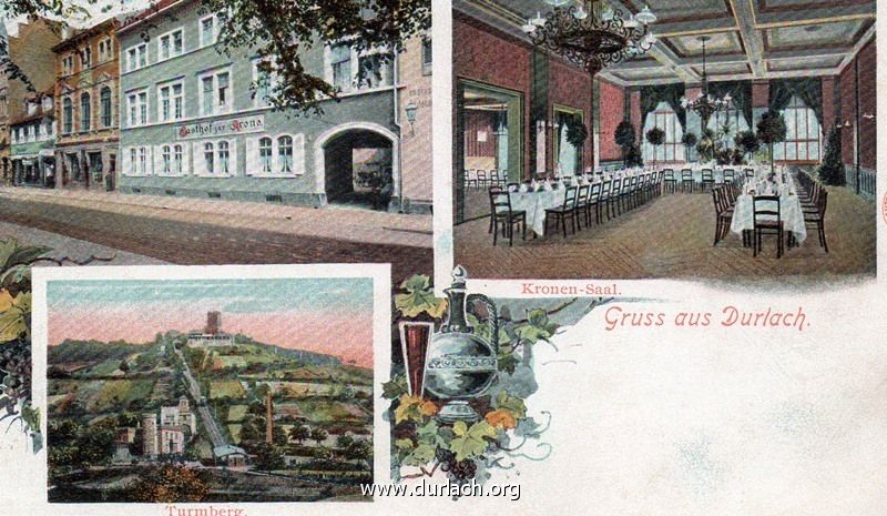 Gruss aus Durlach - Gasthaus Krone