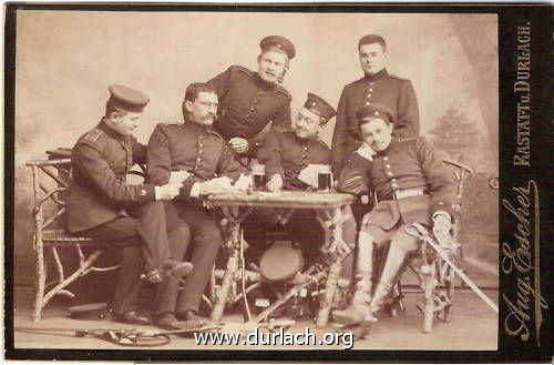 1890 - Soldaten Rastatt Durlach