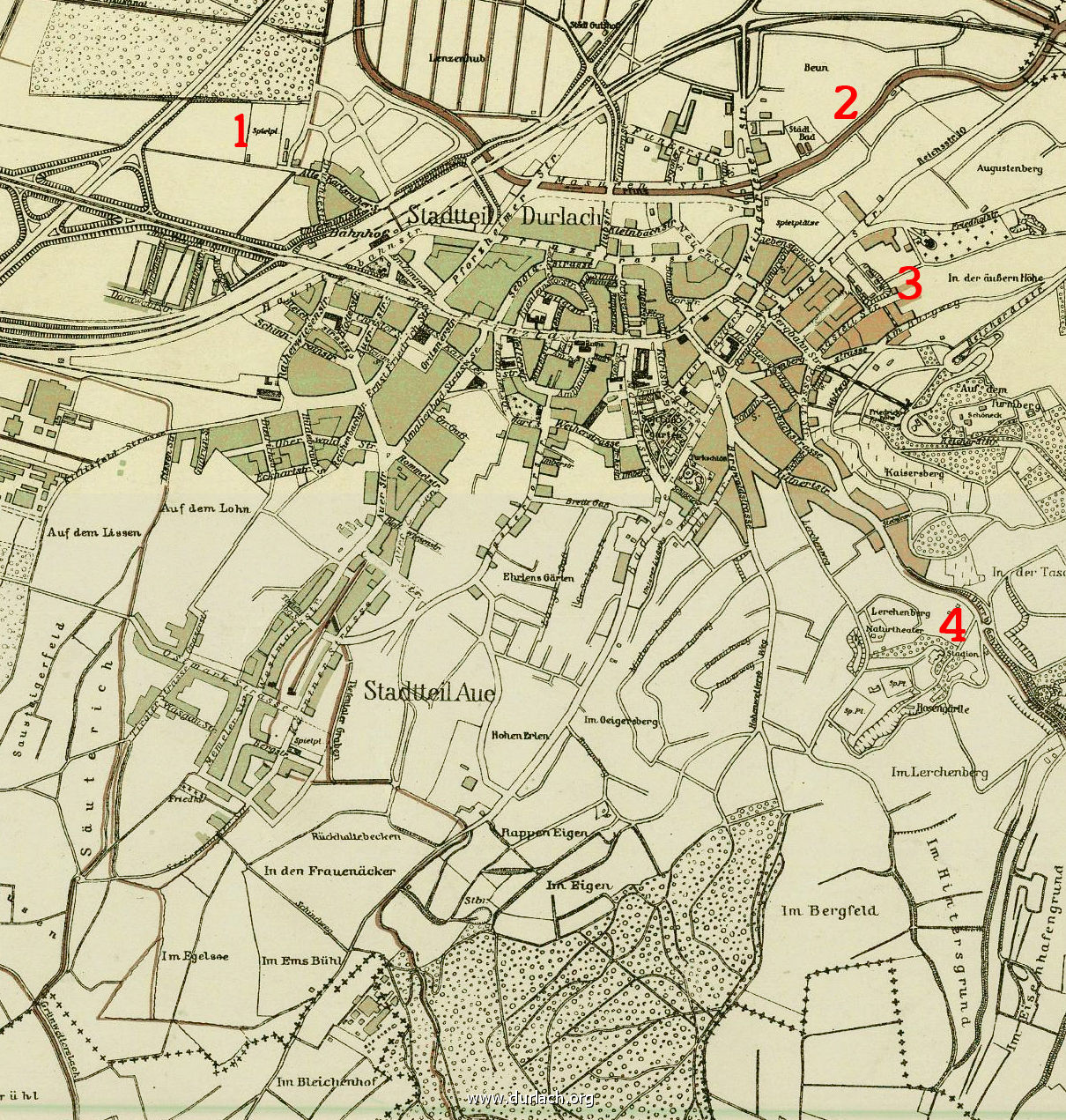 Stadtplan 1943