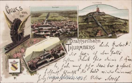 1899 - Drahtseilbahn Thurmberg