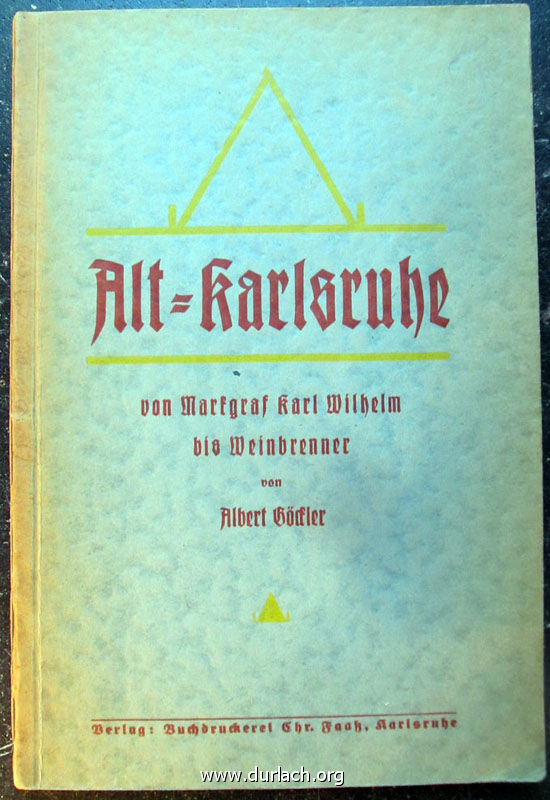 Literatur zu Durlach