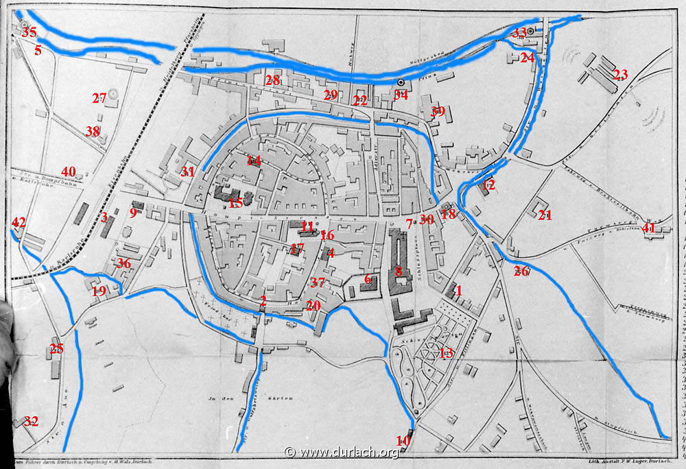 Plan Stadtplan 1888